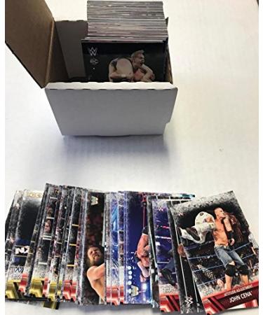 2017 Topps Then Now Forever Complete Hand Collated Wrestling Set of 100 Cards Includes 50 card Finishers and Signature Moves Set too. 150 Cards total.