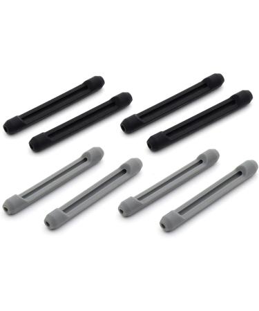 Gleavi Silicone Glasses Holder - 4 Pairs Non-Slip Ear Pads & Accessories for Sunglasses - Anti-Silicone Ear Clips - Black - Buy Online on GoSupps.com