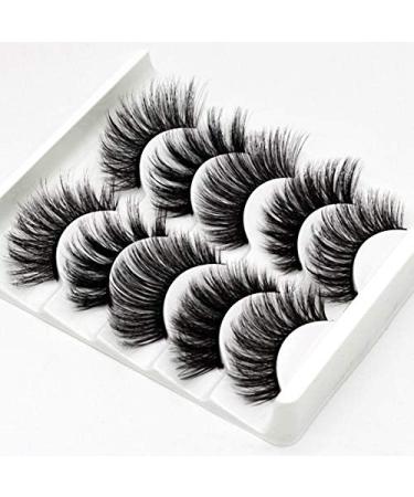Desikixudy 3D-55(Mixed) Soft And Comfortable Cotton Thread Stem Stereo Multi-Layer Eyelashes Fiber False Eyelashes - Buy Online on GoSupps.com