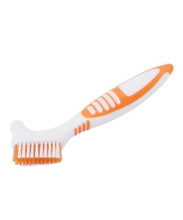 Zetiling Denture Brush Set - Dual Head Toothbrush for Complete & Partial Dentures | Effective Denture Cleaning Tools - Buy Online on GoSupps.com