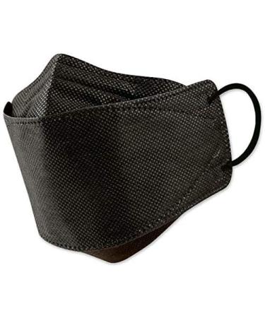 KF94 Certified Premium Face Mask (Made in Korea) 10 Pack - Black | Respirators for Adults | Protective Disposable Safety Dust Covers - Buy Online on GoSupps.com
