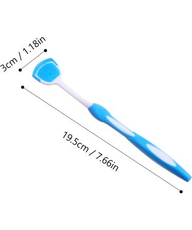 Gleavi Tongue Cleaning Brush Set - 2 Stainless Steel Scrubbers for Effective Oral Hygiene | 19.5x3x0.6cm - Buy Online on GoSupps.com