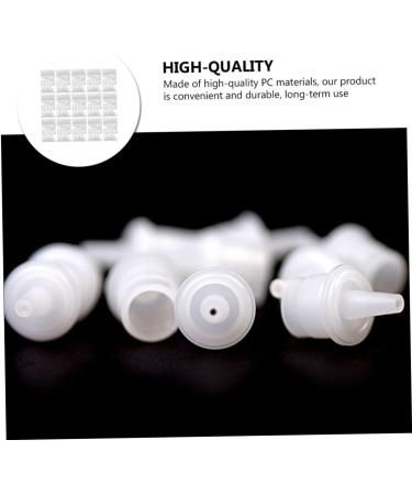 100pcs Glue Replacement Bottle Stoppers | Precision Plug White for Crafts & DIY | International Shipping Available - Buy Online on GoSupps.com