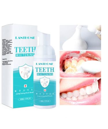 Dents Mousse Souffle Rafra chir Dents Blanchiment Mousse Hygi ne Bucco-dentaire Mousse Mousse Portable 50ml