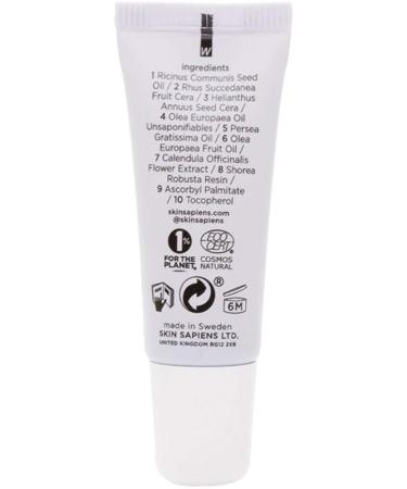 SKIN SAPIENS Nourish & Protect Lip Balm with Avocado & Olive 100% Natural Ecocert Cosmos Unflavoured Lip Care For Men and Women Cruelty Free and Vegan Skincare For Sensitive Skin 10 ml - Buy Online on GoSupps.com