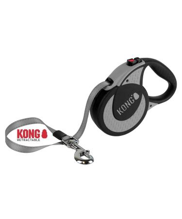 Cong roll -out dog leash in 5m length I For very large & strong dogs up to 70kg i size XL I High quality roller leash with break & lock system in gray i leash with soft handle & reflective belt ultimate XL (up to 70 kg) gray - Buy Online on GoSupps.com