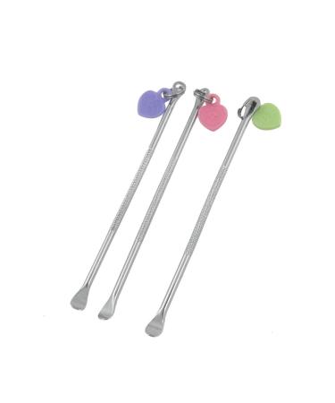 Qtqgoitem Metal Heart Decor Ear Care Wax Remover Cleaner Tool Pick 6 Pcs Silver Tone (Model: 787 c80 dc9 be5 29e)