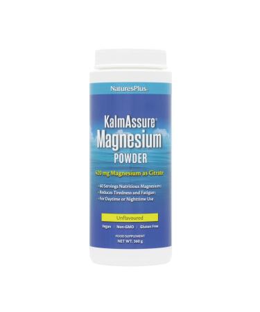 Nature's Plus KalmAssure Magnesium Powder Unflavored 400 mg  0.80 lb (360 g) - Buy Online on GoSupps.com
