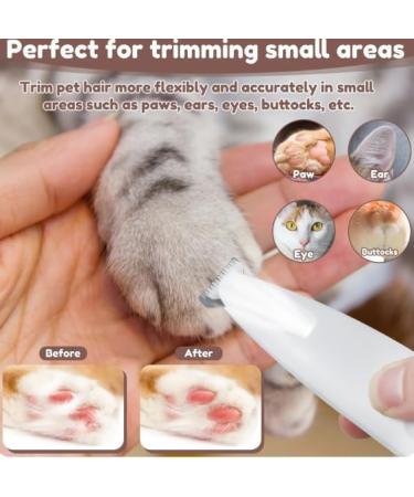 Pet Micro Precision Trimmer Zentric Pet Micro Precision Trimmer Dog Paw Trimmer with Led Light Multifunctional Pet Hair Clippers Rechargeable Pet Paw Trimmer Zentric Paw Trimmer (1 PCS) - Buy Online on GoSupps.com