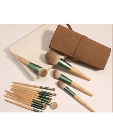 14-Piece Makeup Brush Set | Loose Powder & Eye Shadow Brushes | Beauty Tools for Flawless Makeup - Buy Online on GoSupps.com