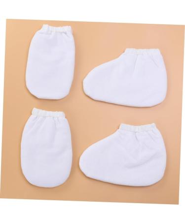 2paires De Paraffine Blancs Pour Soins Des Mains Housse Isolante Pour Bain De Cire Et - Buy Online on GoSupps.com