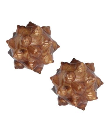 1 97 Inch ABS Spiky Massage Ball Point Sport Fitness Hand Reliever For Exercise Bal Wooden Hand Massage For Adults