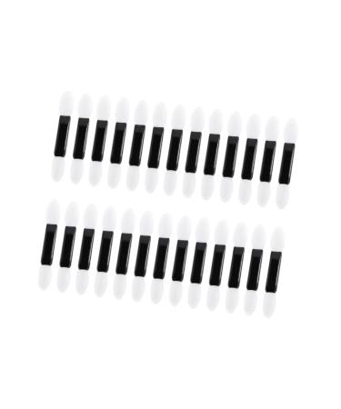 Hemoton 100pcs Eyeshadow Brush Kit Makeup Eyeshadow Brush Eyeshadow Sponge Tip Applicators Eyeshadow Sponge Stick Beauty Sponges Makeup Sponge Lipstick White Cosmetic Smudge Stick Women's