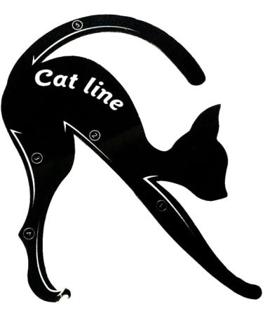 Housoutil 2pcs Eyeliner Stencil Cat Eye Stencil Eyeshadow Stencil Template Eye Shadow 9.00X7.00X0.10CM As Shown - Buy Online on GoSupps.com