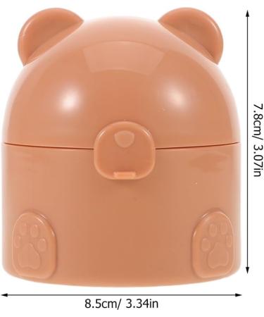 ibasenice 50g Bo te Poudre pour Corps Design Ours tui de Voyage Compact Contenant Poudre Applicateur pour Gar on Fille Bo te Herm tique Rangement Houppettes - Buy Online on GoSupps.com