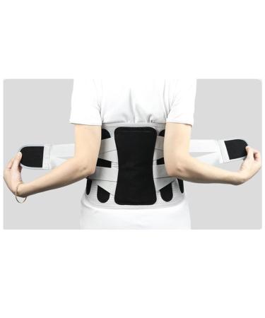 XWSM lower back support lumbar support keeping correction male female hip belt pain relief massage compression band Conductible support belts (color: black size: xl/x-large) XL/X-Large black