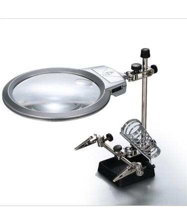 Magnifiers LED Multi Function Magnifier Desktop with Light Magnifier Lens Structure Design Personality Appearance