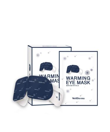 WELLDERMA Warming Soothing Eye Mask 10 Packs Sleep Better Fatigue Recover 20 minutes Sleep Comfort
