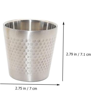 FRCOLOR 2 PCS Stainless Steel Shaving Cup Set - 304 Metal Shaving Tools for Perfect Shaping & Lathering - Buy Online on GoSupps.com