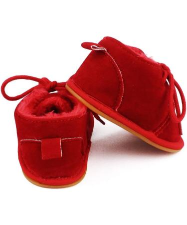 LACOFIA Baby Winter Anti-Slip Booties - Red, 3-6 Months - Buy Online on GoSupps.com