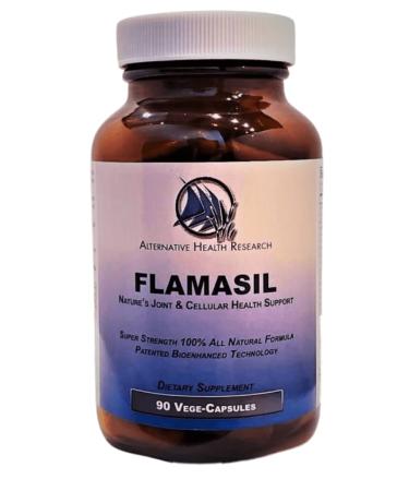 Flamasil  - Joint Aid | Cellular Repair | Gentle Body Cleanser | Uric Acid Extractor (BCM-95 Turmeric Tart Cherry Probiotics Resveratrol & More) | Fighting Body Inflammation | 90 Capsules