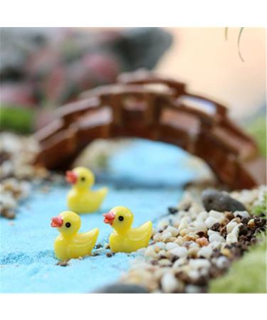 NA 40PCS Miniature yellow ducks micro-landscape scenery aquarium decoration moss bonsai flower pot decorative - Buy Online on GoSupps.com