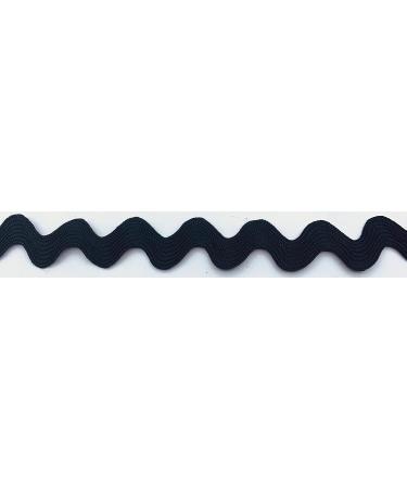 Trimplace 5/8 Black Ric Rac Trim - 30 Yards | Quality Sewing Ribbon - Buy Online on GoSupps.com