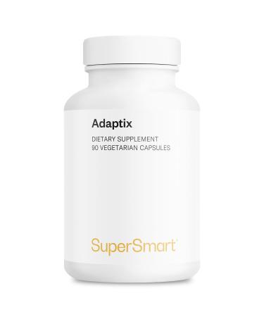 Supersmart - Adaptix - Combination of 8 Plant Extracts with Adaptogen Properties (Ashwagandha Astragalus Ginseng Reishi) | Non-GMO & Gluten Free - 90 Vegetarian Capsules