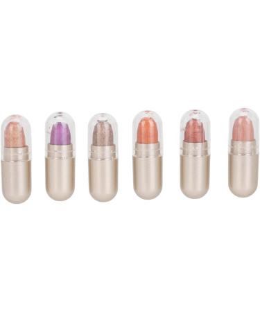 Jauarta 12 Colors Capsule Eyeshadow Glitter High Pigmentation Waterproof Easy Coloring Eyeshadow Stick Set - Buy Online on GoSupps.com