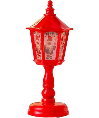 lxuebaix Christmas Wind LED Electronic Candle Light Smokeless Desktop Lamp for Home Garden Yard Decoration New Year Gift Red - Buy Online on GoSupps.com