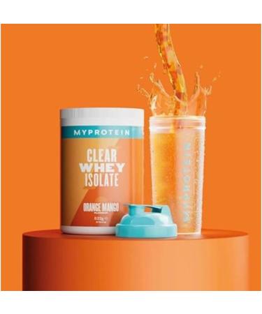 Orange Mango Clear Whey Isolate Protein Powder - 500g (20 Servings) | Myprotein - Cool & Refreshing Whey Protein Shake with 20g Protein & 4g BCAA per Serving - Buy Online on GoSupps.com
