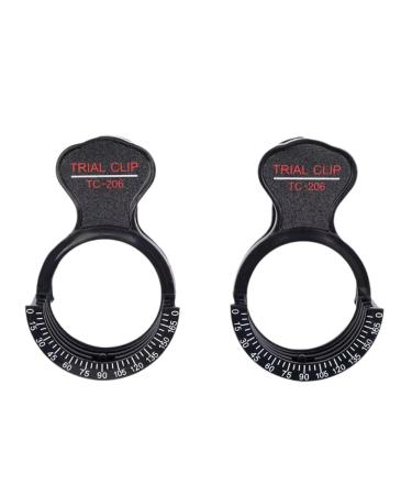 ZXHZAQ New TC-206 Trial Frame Clip Frame Optometry Monocular Optical Test Frame Bracket Ophthalmic Instrument (2 Pieces) B