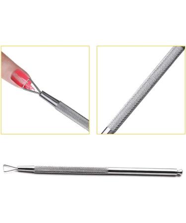 Gel Nail Polish Remover Toolnail Cuticle Pusher Double Head 12.5CM Manicure Tools for Fingernails Toenails - Buy Online on GoSupps.com