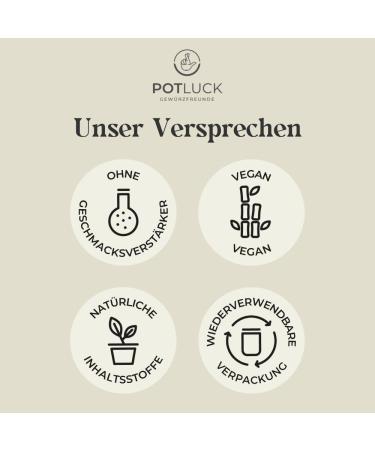 POTLUCK Asia Spice Mix - Vegan Gluten-Free Ceramic Pot 80g | Natural Ingredients for Global Shipping - Buy Online on GoSupps.com