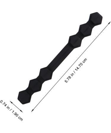 Magiclulu 10pc Masking Hooks - Black Mask Holder & Extension Buckle for Ear Protection | Durable Face Mask Lanyard - Buy Online on GoSupps.com