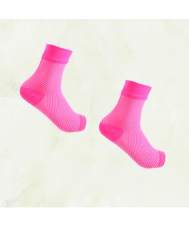 Buy 1 Pair Sports Ankle Protection Sleeves - Elastic Ankle Support Brace & Socks for Optimal Comfort - Perfect for Plantar Fasciitis - Pink L - Buy Online on GoSupps.com