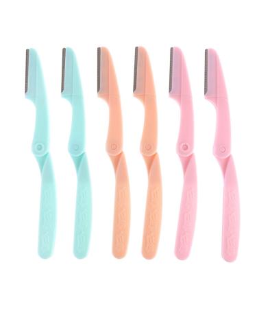 Frcolor 6pcs Eyebrow Razor & Facial Hair Remover for Women - Precision Trimmer Set - Buy Online on GoSupps.com