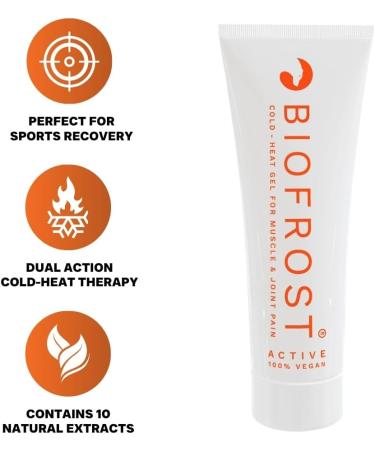 Biofrost Active | Effective Pain Relief | Dual-Action Cool Heat Gel | Perfect for Releasing Muscle Tension & Promoting Body Relaxation | Anti-inflammatory | 100ml Bottle - Buy Online on GoSupps.com