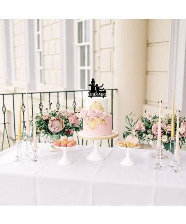 Funny Wedding Cake Topper - Bride Dragging Groom who is holding Repair Tools - Repairman Couple Cake Topper Mr&Mrs Wedding Cake Topper (Repairman Couple) - Buy Online on GoSupps.com