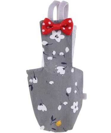 Yushu - Pet Adjustable Diaper Suit Parrot Diaper with Bow Tie Cute Colorful Fruit Floral for Cockatiel Pigeons Pet Birds Parrot Flight Suit Clothes Washable - Buy Online on GoSupps.com