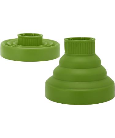 Professional Collapsible Silicone Hair Dryer Diffuser | Lightweight & Portable | Green - QIRG - Buy Online on GoSupps.com