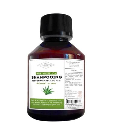 MY COSMETIK MY COSMETIK - COSMOS Organic Neutral Shampoo Base - Gentle and rich in aloe vera juice - For all hair types - 250 ml