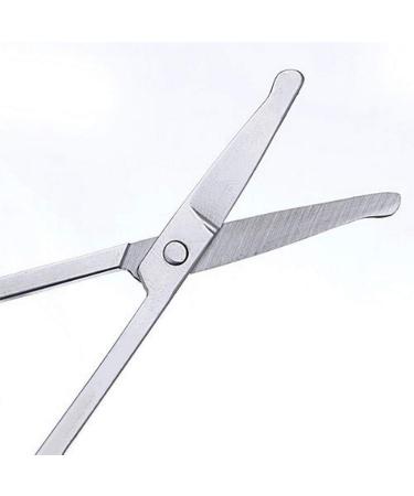 Nuosen 2 Pcs Stainless Steel Facial Hair Scissors Set for Men and Women - Nose, Beard, Moustache, Eyelash, and Eyebrow Trimmer - Buy Online on GoSupps.com