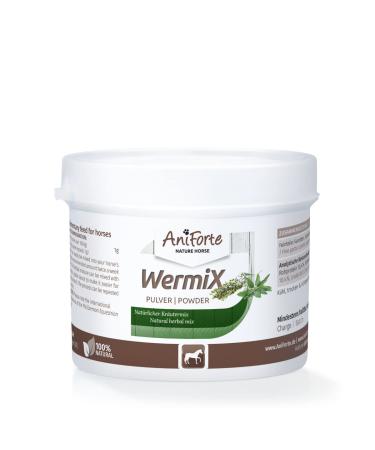 Aniforte Wermix powder for horses and ponies 50g - natural herbs proven alternative for 10 years supported by saponins bitter substances thyme wormwood & sage herbs 50 g (1 Pack)