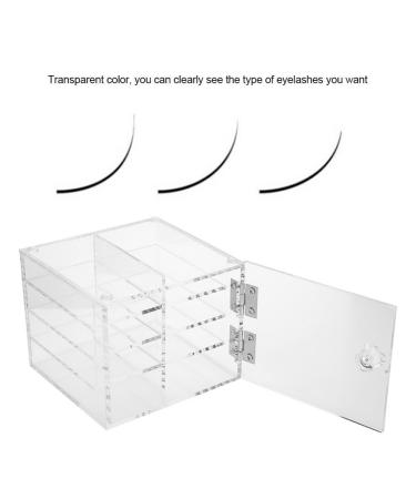 QKISS Eyelash Storage Box - 8 Layer Organizer for False Eyelashes & Extension Tools | Perfect Glue Palette Holder - Buy Online on GoSupps.com