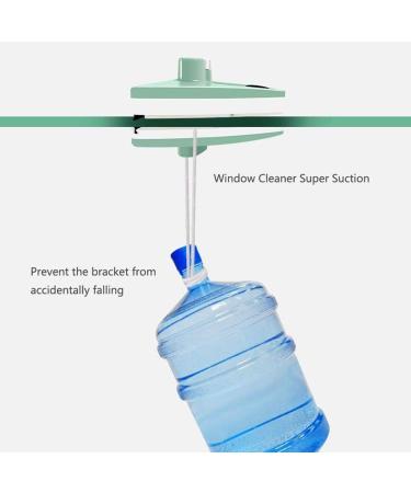 Light Green Glass Wipe Home Double Side Magnetic Window Cleaner Glass Surface Brush Wiper Tools with Ergonomic Design - Buy Online on GoSupps.com