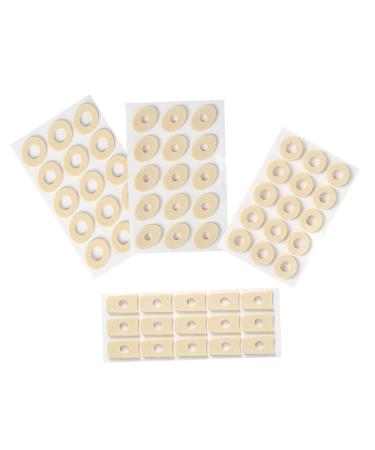ULTECHNOVO 4sheets Latex Corn Stickers Toe Separator Cushions Bunion Pads Silicone Gel Toe Pad Gel Corn Toe Corn Remover Toe Corn Pad Foam Stickers Foot Pad Latex Sponge Feet Foot Patch