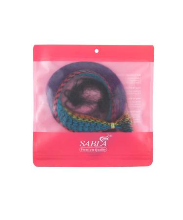SARLA Feather Hair Extensions Kit - 16 Inch Synthetic I-tip Feathers for Girls/Women in 10 Mixed Colors - Heat Friendly Fiber - 100 Pcs with Plier, Hook, Beads - Buy Online on GoSupps.com
