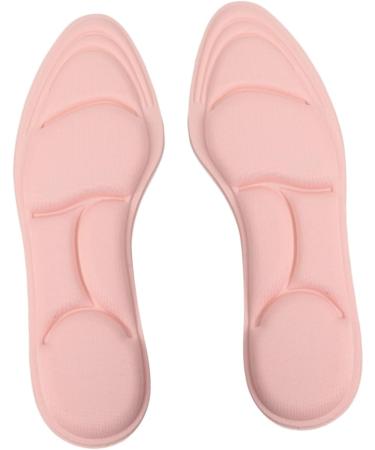 FRCOLOR 2pcs Insoles for Plantar Exercise Arch Support Shoe Inserts Breathable 5D Pink Sponge Full Pad for Ultimate Comfort & Absorption - Buy Online on GoSupps.com