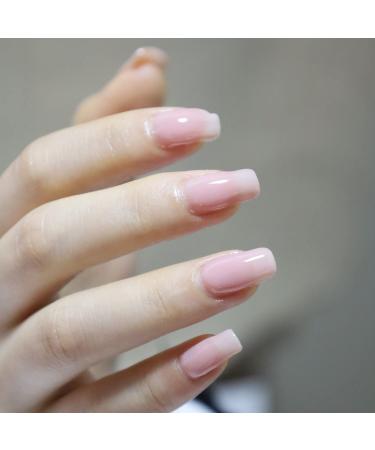 FZANEST 15ml Jelly Sheer Clear Natural Nude Pink Gel Nail Polish - Soak Off LED UV Varnish #330 for Nail Art Manicure - Buy Online on GoSupps.com